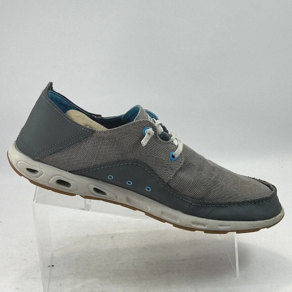 Columbia PFG Bahama Relaxed Fishing Shoes Men's Sz 13 Graphite & Blue BM0099-053
